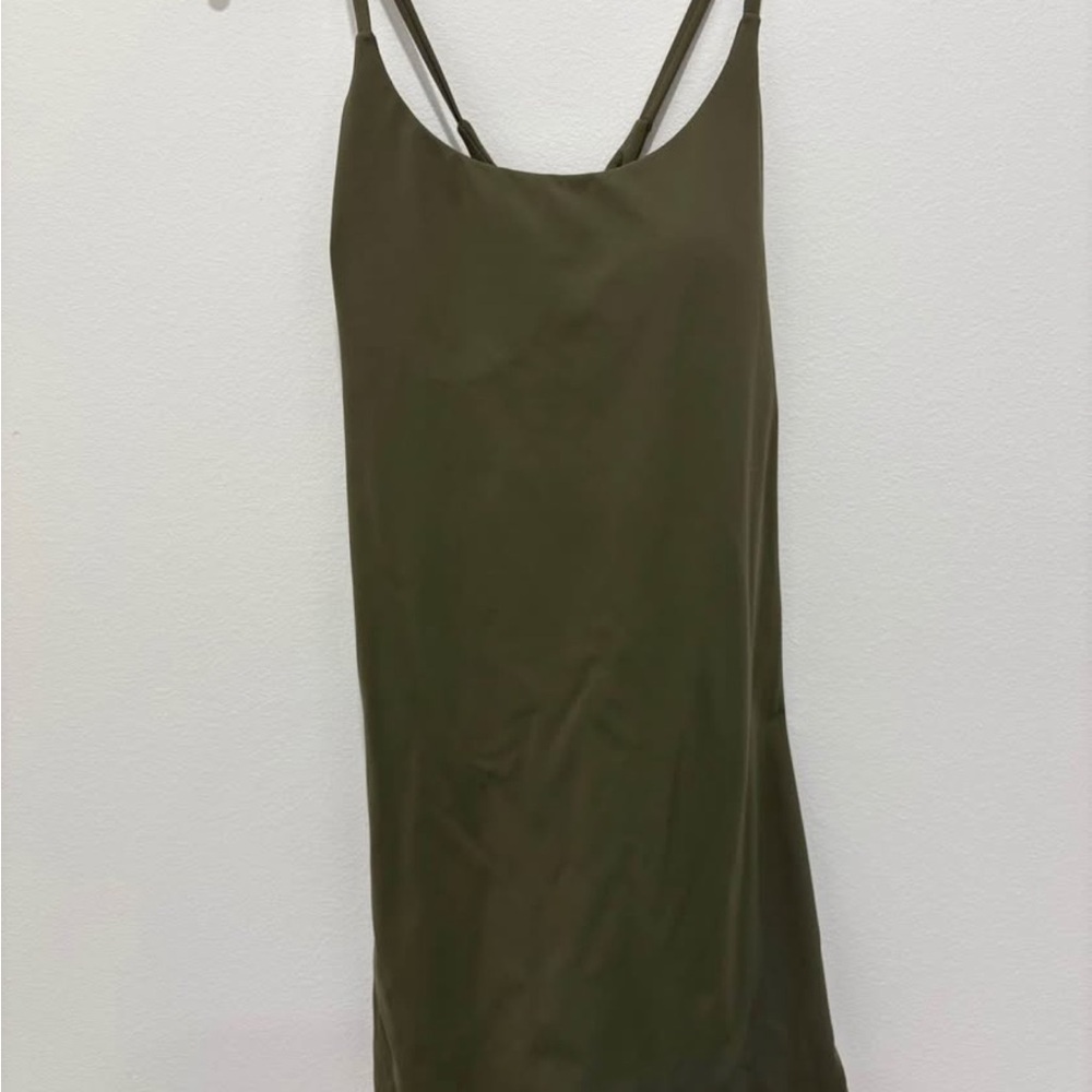 HALARA Olive Green Slip Dress
